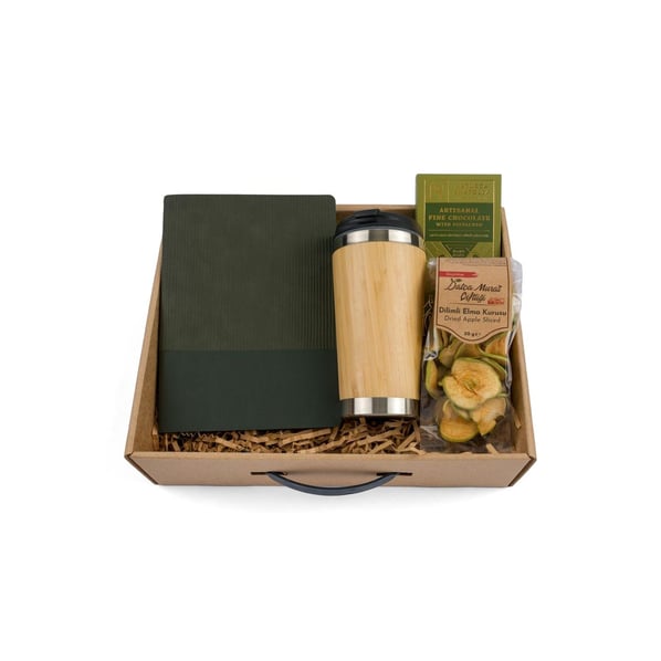 Ofise Hoş Geldin Yeşil Set Hediye Kutusu